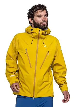 SCHÖFFEL | Giacca da trekking da uomo Style Blaueis 3L con cappuccio | gold